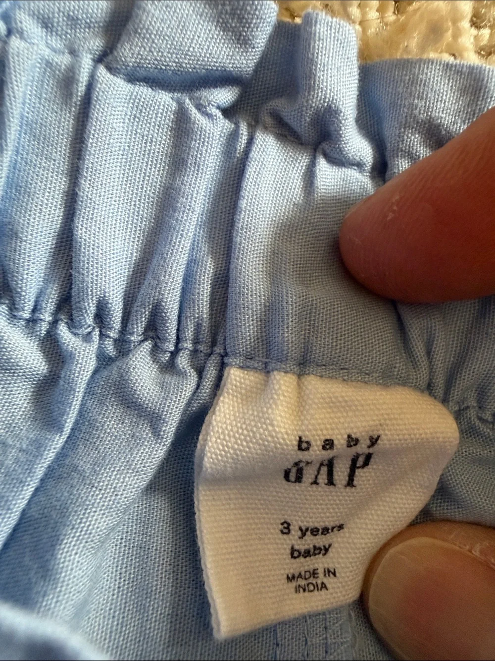 Gap Light Blue Embroidered Girls' Tank Top & Culotte Set